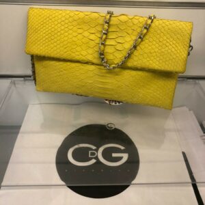 Pochette Python véritable